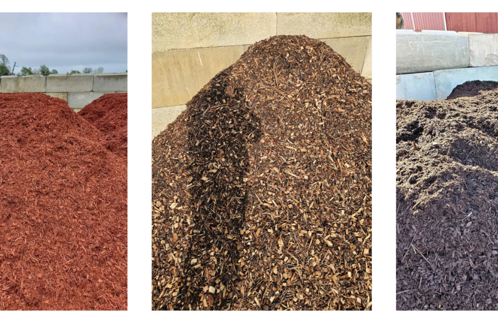 multiple types of mulch